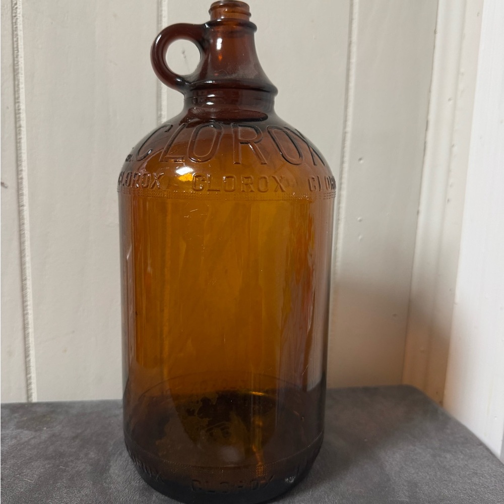 Vintage Clorox 1940s glass Glass Jug